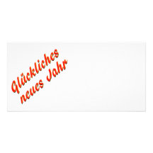 Tarjeta del Año Nuevo Tarjetas Fotográficas