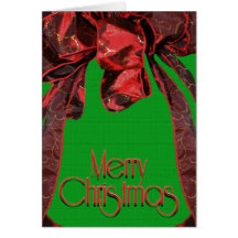 Tarjeta del arco del navidad