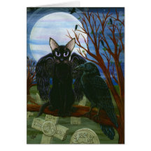 Tarjeta del arte de la fantasía del gótico del cue