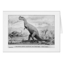 Tarjeta del arte del Ceratosaurus