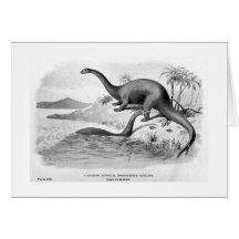 Tarjeta del arte del excelsus del Brontosaurus