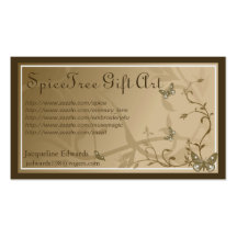 Tarjeta del arte del regalo de SpiceTree Tarjetas De Visita