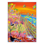 Tarjeta del arte: Estación de Banrock de la fauna  tarjetas