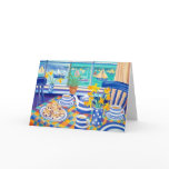 Tarjeta del arte: Teatime de Cornualles (azul de C tarjetas