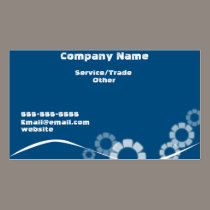 Tarjeta del azul del negocio del diseño simple tarjetas de negocio
