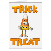Tarjeta del caramelo de Halloween