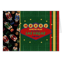 Tarjeta del cascanueces de la pana de Las Vegas