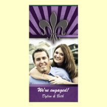 Tarjeta del compromiso de NOLA tarjetas fotograficas