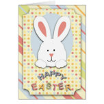 Tarjeta del conejito de pascua