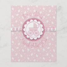 Tarjeta del consejo del chica del dulce uno tarjetón