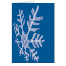 Tarjeta del copo de nieve de Techno