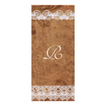 Tarjeta del cuero del vintage y del estante del pr plantillas de lonas