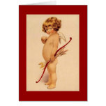 Tarjeta del Cupid del vintage