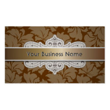 Tarjeta del damasco de visita floral elegante del  plantilla de tarjeta de negocio