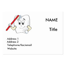 Tarjeta del dentista tarjeta de negocio
