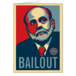 Tarjeta del desalojo urgente de Ben Bernanke