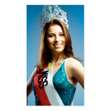 Tarjeta del desfile de la TT-Belleza Tarjeta De Visita