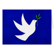 Tarjeta del día de fiesta de la "paz" por los estu