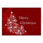 Tarjeta del día de fiesta de las Felices Navidad -