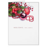 tarjeta del día de fiesta del bulbo del navidad