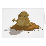 Tarjeta del día de la marmota (espacio en blanco)