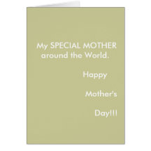 Tarjeta del día de madre