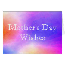 Tarjeta del día de madre de la nube 9