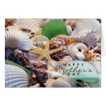 Tarjeta del día de madre de los Seashells