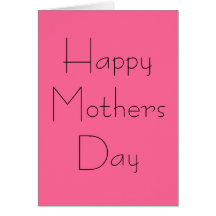 Tarjeta del día de madres