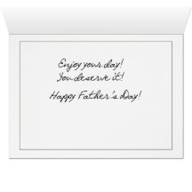 Tarjeta del día de padre de la pesca con mosca
