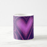 Tarjeta del día de San Valentín 1 del fractal Taza