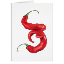 Tarjeta del día de San Valentín caliente y picante