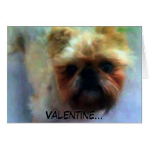 Tarjeta del día de San Valentín de Bruselas