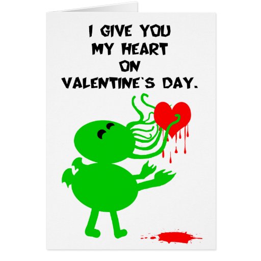 Tarjeta del día de San Valentín de Cthulhu