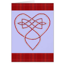 Tarjeta del día de San Valentín de Knotwork