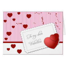 Tarjeta del día de San Valentín de la nota del amo