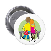 Tarjeta del día de San Valentín de los niños Pin