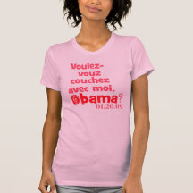Tarjeta del día de San Valentín de Obama Camisetas