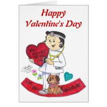 Tarjeta del día de San Valentín del doctor de Henr