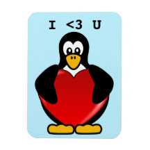 Tarjeta del día de San Valentín del empollón: Éste Imanes Rectangulares