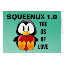 Tarjeta del día de San Valentín del friki del orde