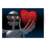 Tarjeta del día de San Valentín del robot
