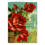 Tarjeta del día de San Valentín del vintage del ro