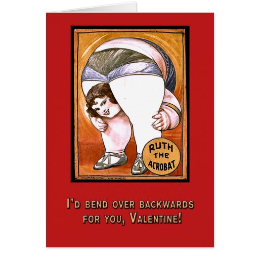 Tarjeta del día de San Valentín divertida con arte