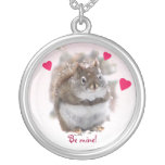Tarjeta del día de San Valentín dulce de la ardill Joyeria Personalizada