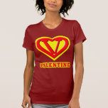 TARJETA DEL DÍA DE SAN VALENTÍN ESTUPENDA CAMISETA