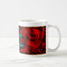Tarjeta del día de San Valentín feliz Tazas