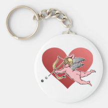 Tarjeta del día de San Valentín Llaveros