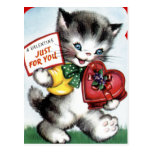 Tarjeta del día de San Valentín para los niños Tarjetas Postales