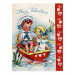 Tarjeta del día de San Valentín para los niños Tarjeta Postal